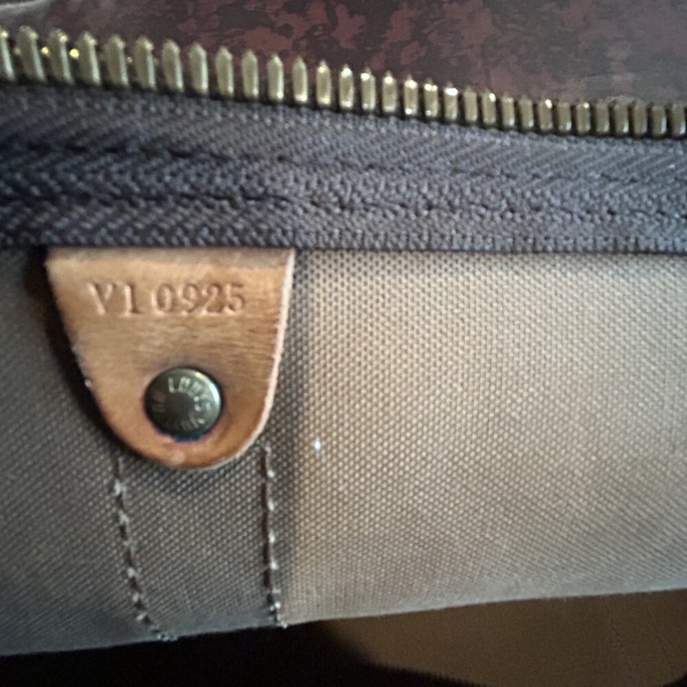 Louis Vuitton Keepal 60 Monogram Leather Duffle Bag Authentic - Picture 4 of 7